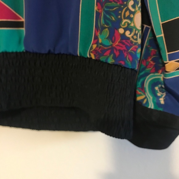 vintage blouse Alfred dunner multicolor - Picture 5 of 7